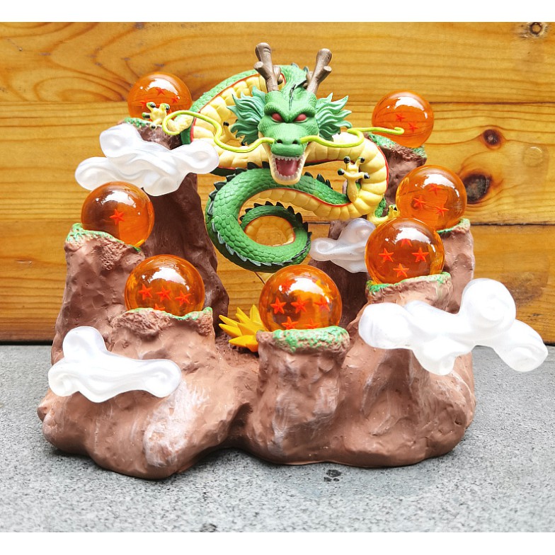 Bộ mô hình Shenlong gồm Rồng, ngọc, núi - mô hình Dragon Ball