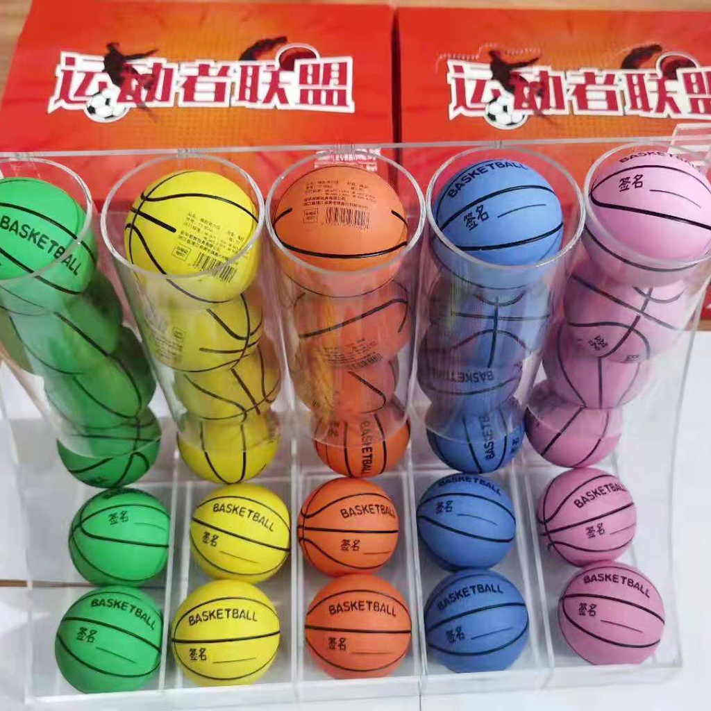 Bóng rổ mini 6cm nhiều màu sắc cho bé