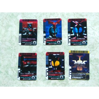 Full bộ thẻ Card Kamen Rider Kabuto gồm 6 lá