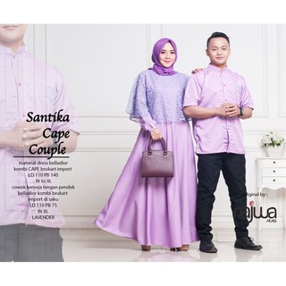 Cặp Đôi Áo Choàng Santika / NAJWA / Sarimbit Nguyên Bản