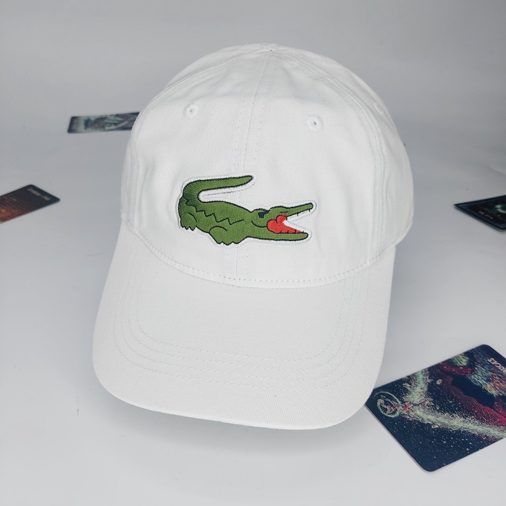 Nón kết lacoss cá sấu thêu full bản không nút đầu cực sang trọng