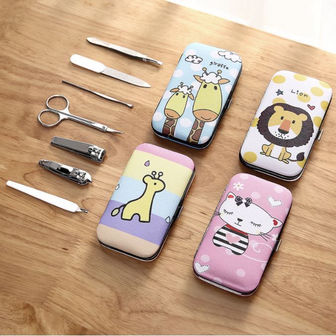Bộ kềm cắt móng tay 7 món hình thú dễ thương đáng yêu tiện lợi