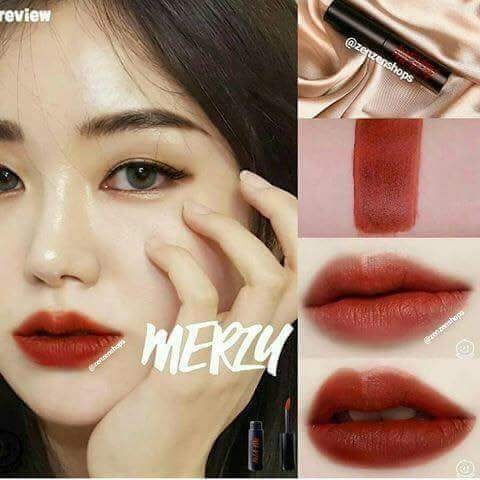 Son Merzy Another Me the First Velvet Tint V6 Firenze Negroni - Đỏ gạch