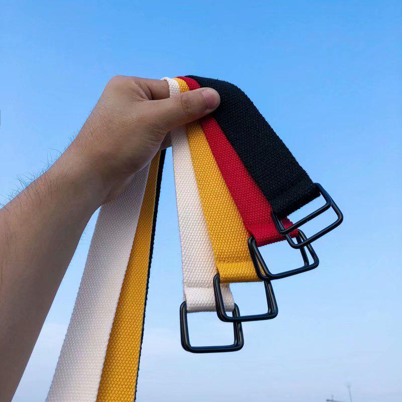 Thắt lưng canvas nhiều màu tùy chọn cho nam nữ