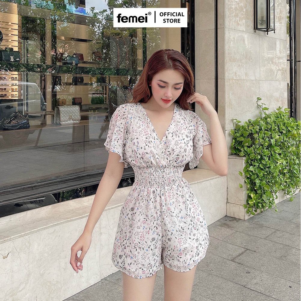 FEMEI - Jumpsuit ngắn hoa nhí HELEN JUM004