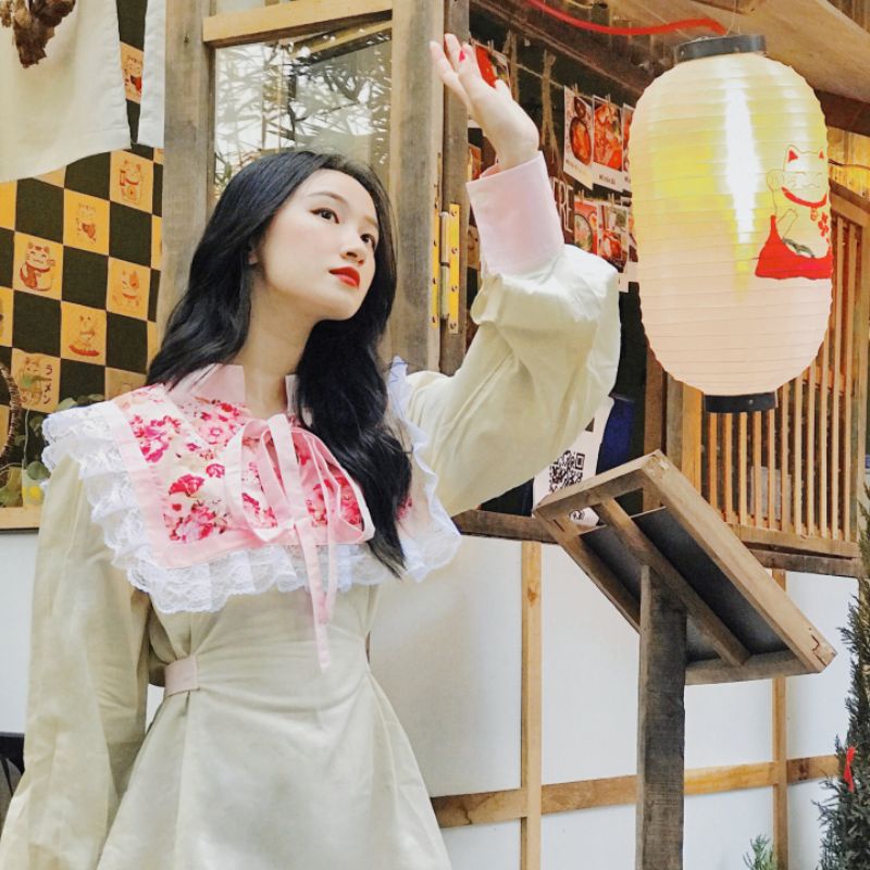 Đầm váy kanayo chất linen phong cách vintage lolita Nhật Bản Ngochancutie | BigBuy360 - bigbuy360.vn