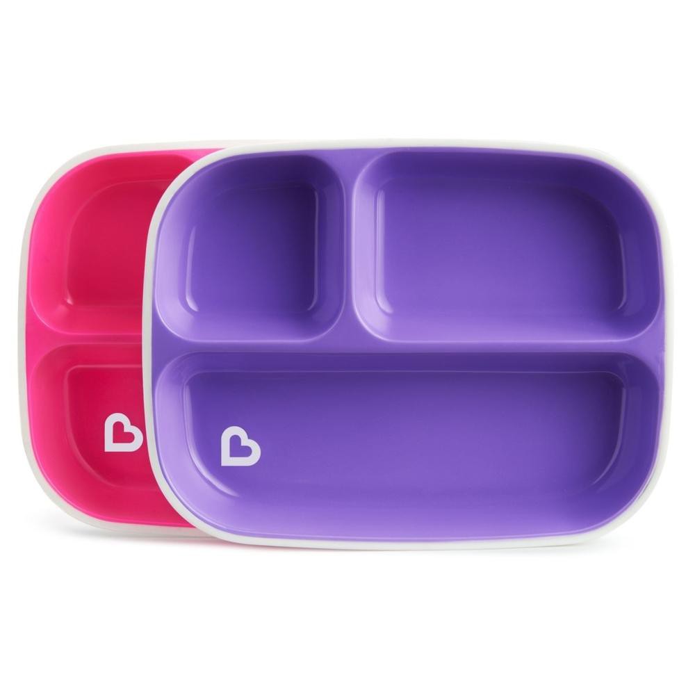 Bộ 2 đĩa chia ngăn chống trượt Munchkin