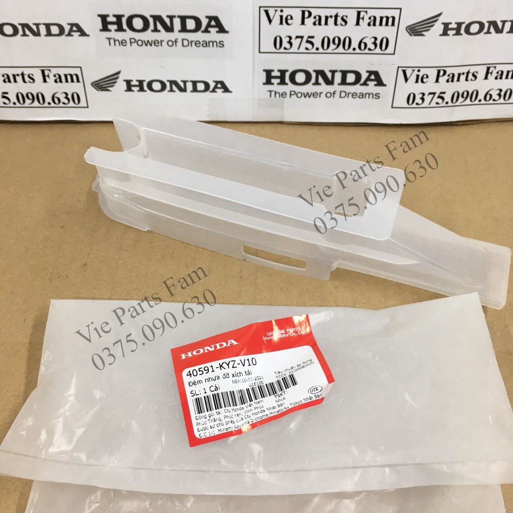 NHỰA / CAO SU LÓT SÊN CÁC ĐỜI XE SỐ HONDA, CHÍNH HIỆU HONDA MOTOR VN