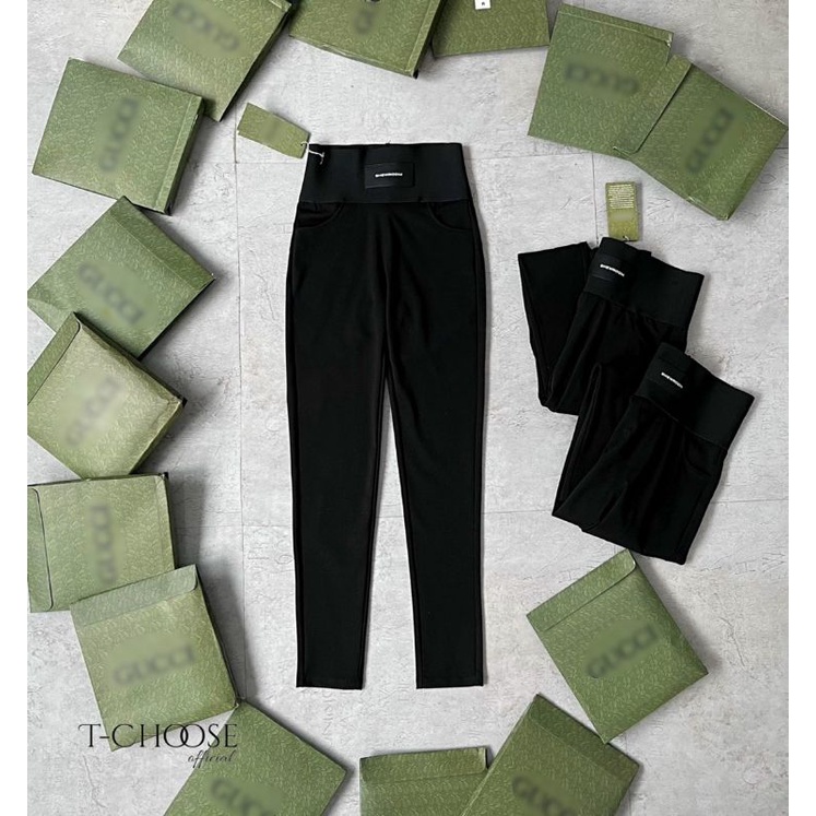 Quần legging túi cạp chun gu