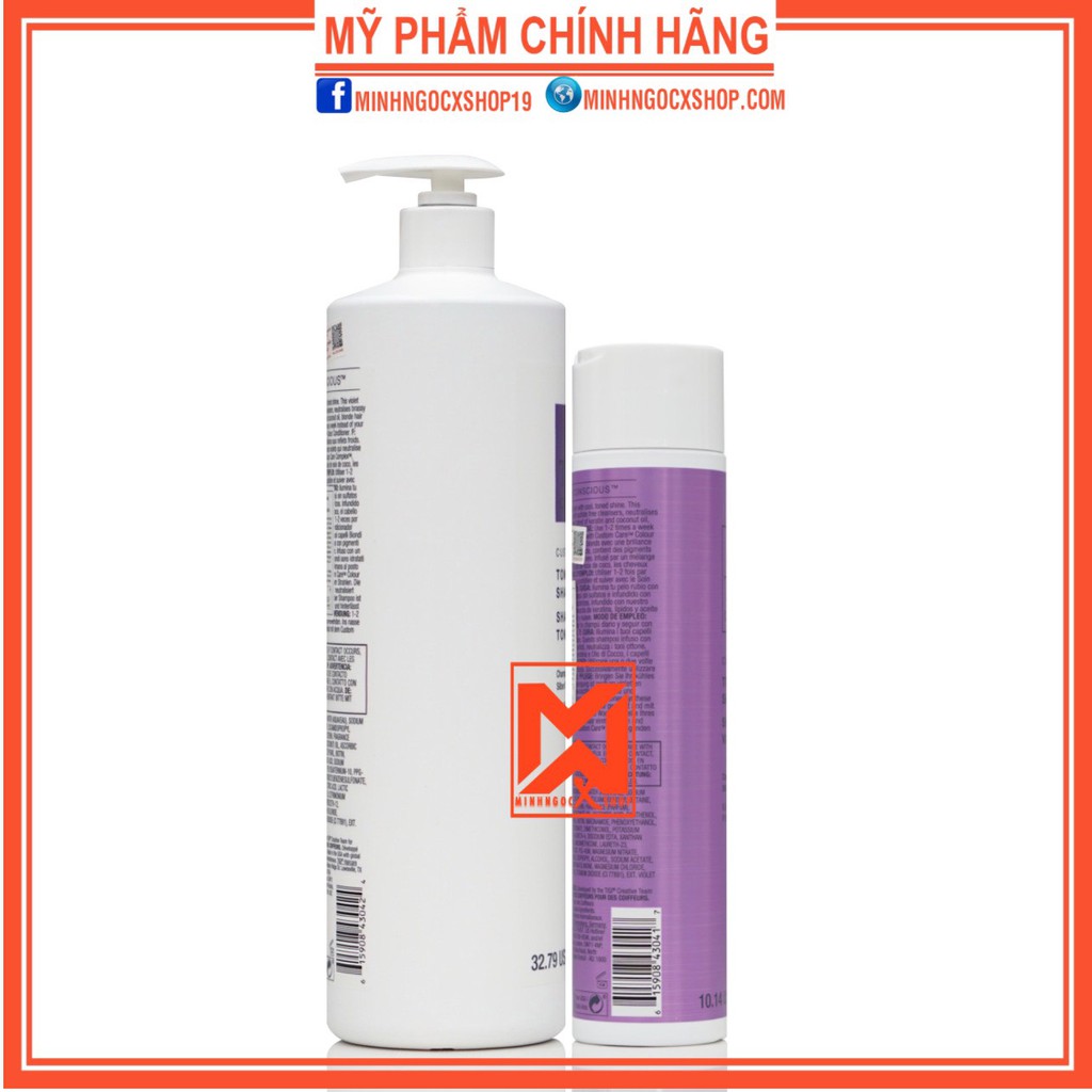 Dầu gội tím khử vàng cho tóc tẩy TIGI COPYRIGHT TONING 300 - 970ml chính hãng