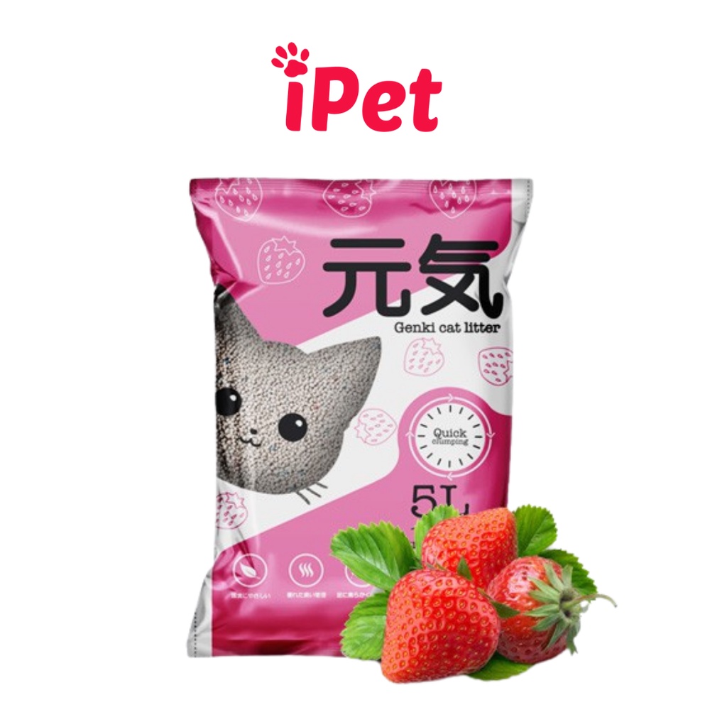 Cát Vệ Sinh Nhật Bản Genki Cho Mèo - 5L - iPet Shop