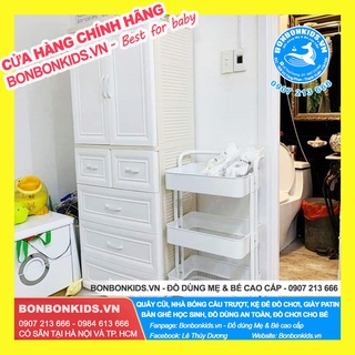 Tủ nhựa Holla, Tủ quần quần áo 5 tầng ( Màu trắng)