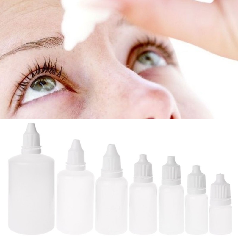 Chai nhỏ giọt dạng bóp dùng để đựng dung dịch lỏng tiện dụng 5-100ml
