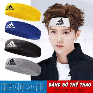 Băng Đô Thể Thao Headband Băng Trán Thấm Chặn Mồ Hôi Đầu Dùng Cho Tập Gym, Chạy Bộ, Bóng Rổ, Bóng Chuyền Tennis