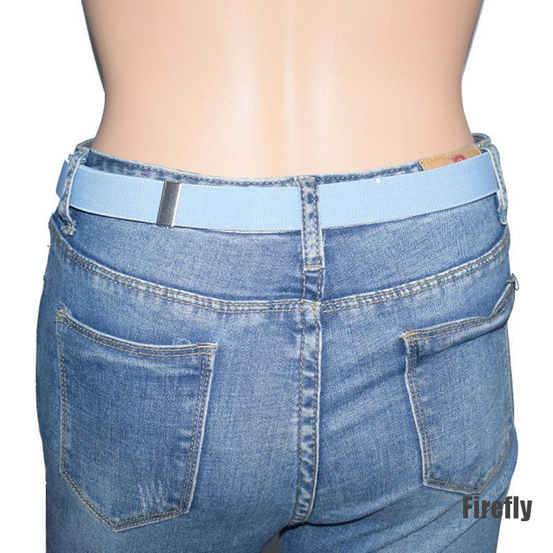 Thắt Lưng Jean Không Khóa Thời Trang Cho Nam Nữ