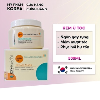 Kem hấp ủ tóc olexrs collagen anh phục hồi tóc, chống gãy rụng, giúp tóc siêu mềm mượt 500ml