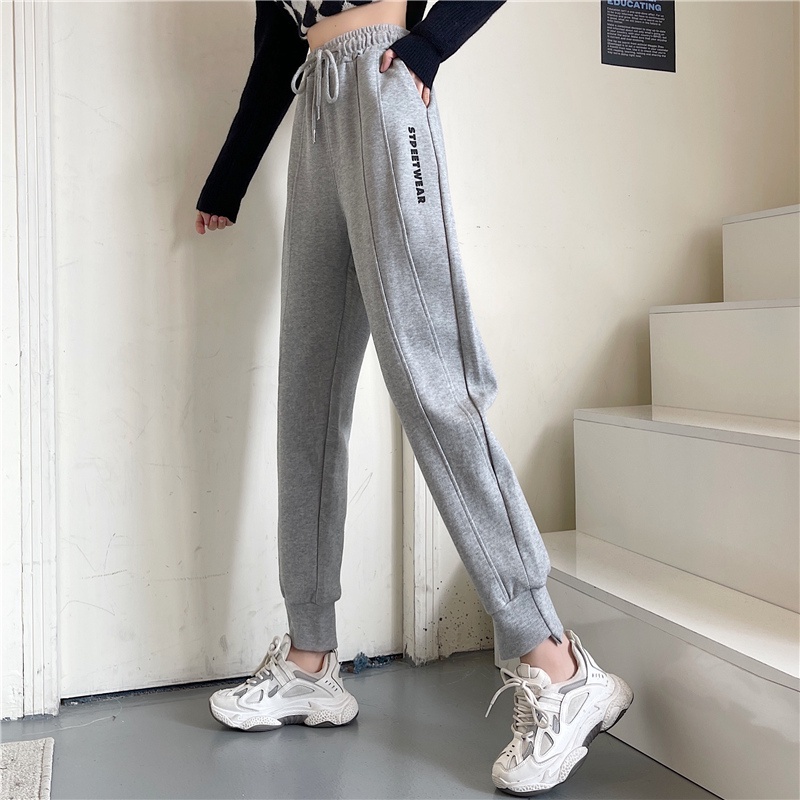 SUXI Quần ống rộng thiết kế mới thời trang mùa thu theo phong cách Hàn Quốc sành điệu dành cho nữ