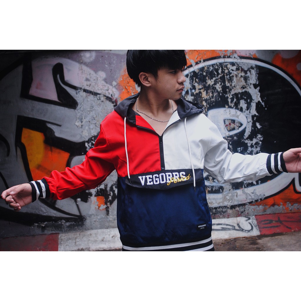 Áo Hoodie Dù VEGORRS cao cấp Ulzzang - phong cách Châu Âu