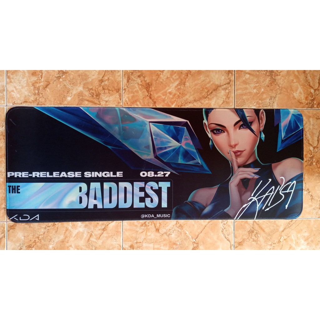 Miếng lót chuột (Mouse Pad) Liên Minh Huyền Thoại - K/DA BADDEST Kai'sa