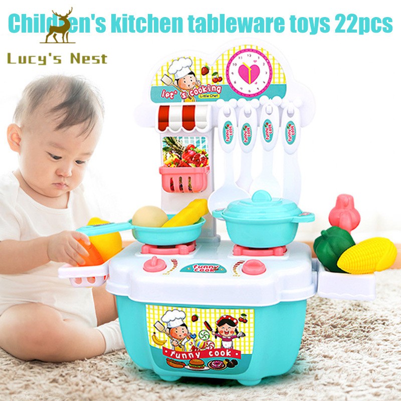 Bộ Đồ Chơi Nấu Ăn 22 Món Cho Bé