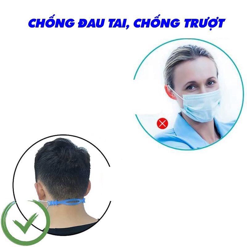 Tai giả đeo khẩu trang loại cao cấp mền dẻo | WebRaoVat - webraovat.net.vn