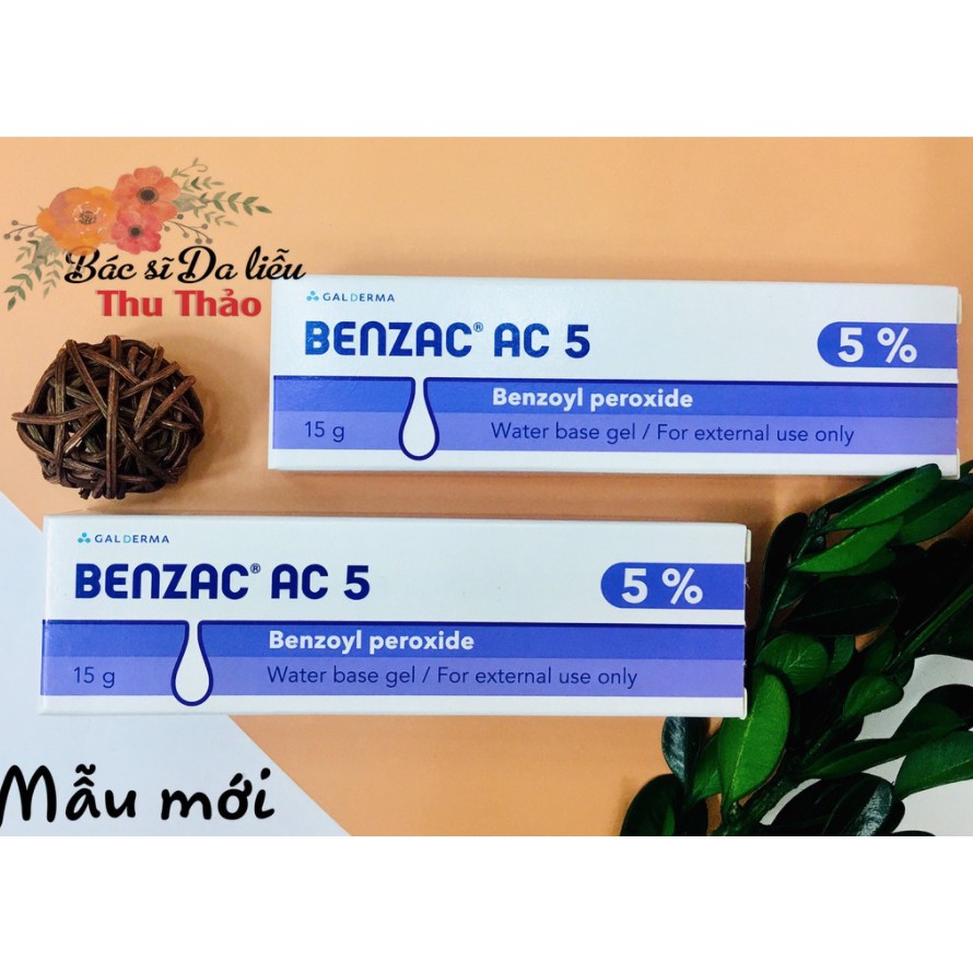 Benzac AC 5% 15g - Kem hỗ trợ giảm mụn