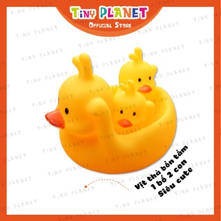[MẪU 2021] Đàn vịt bố con siêu cute đồ chơi thả bồn tắm cho bé