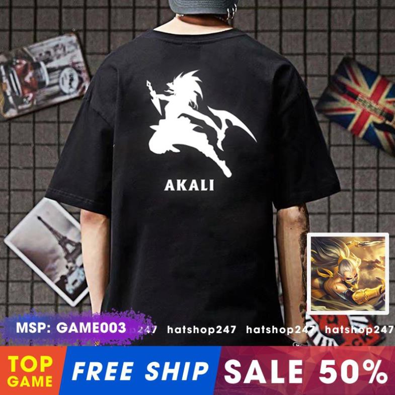 SALE- Áo Game Phản Quang Liên Minh Huyền Thoại Tướng AKALI - SGAME003 - giá siêu sốc
