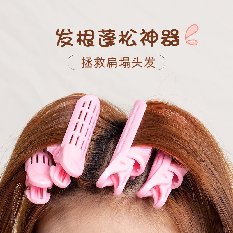 SET 3 KẸP PHỒNG CHÂN TÓC TỰ NHIÊN