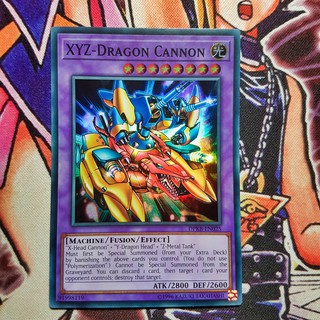 Thẻ bài Yugioh chính hãng | XYZ - Dragon Cannon | DPKB super rare.