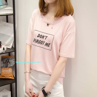 ÁO THUN NỮ HỌA TIẾT FORGOT ME