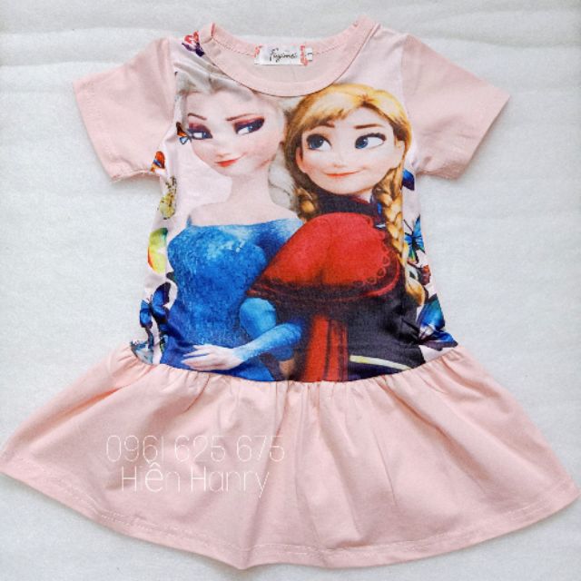 Váy elsa bé gái