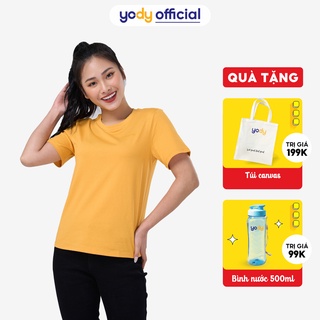 Áo phông nữ YODY cổ tròn mềm mịn thoáng mát TSN5286