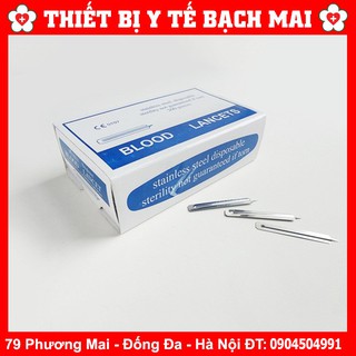 Kim Nặn Mụn Blood Lancet Tiệt Khuẩn [Hộp 200 kim]
