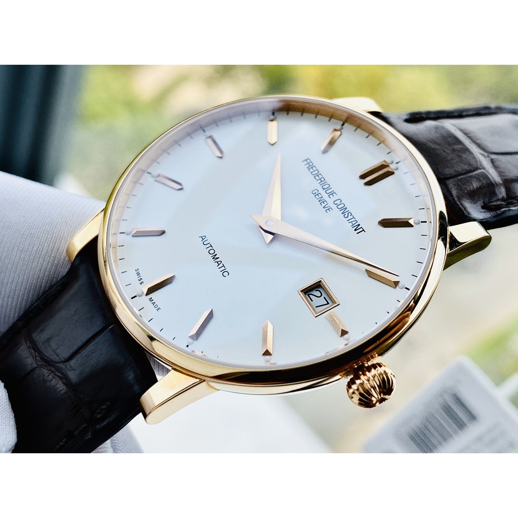 Đồng hồ nam chính hãng Frederique Constant FC-316V5B9 - Máy cơ tự động - Vỏ vàng 18k - Kính Sapphire nguyên khối