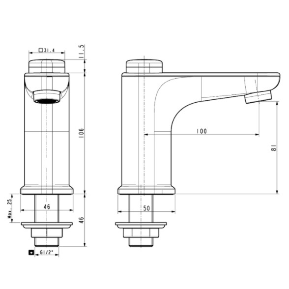 VÒI CHẬU EASYFLO WF-T823