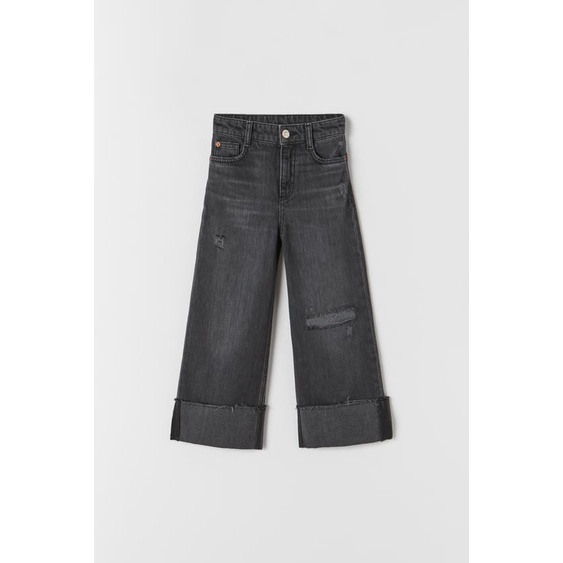 Quần jean Za.Ra xắn lai cá tính cho bé gái size 10Y & 13-14Y