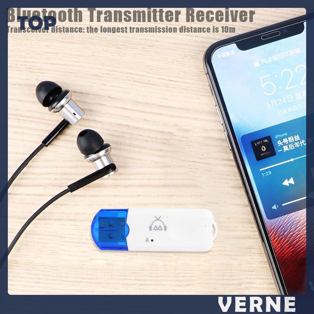 Bộ Thu Tín Hiệu Bluetooth Không Dây Verne Bt-470 Usb A2Dp