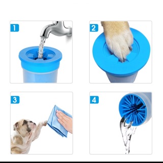 【1PC】cốc rửa chân chó mèo,dụng cụ vệ sinh thú cưng