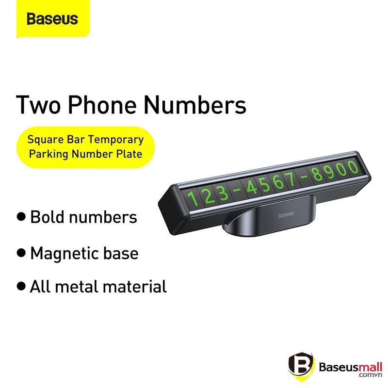 Baseus -BaseusMall VN Bảng Số Điện Thoại Dạ Quang Dùng Trên Xe Hơi Baseus | BigBuy360 - bigbuy360.vn