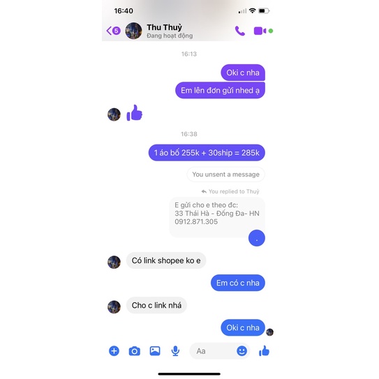 combo shopee thu thuỷ