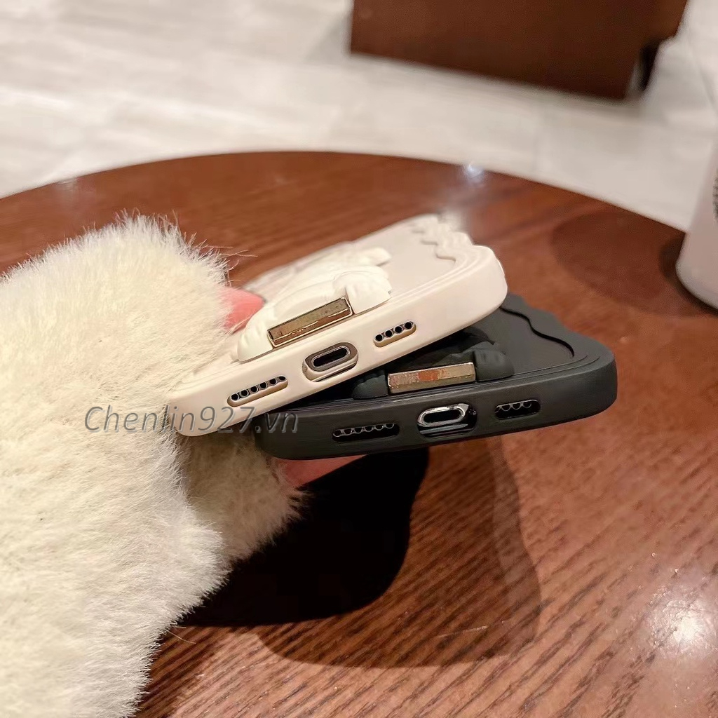 Ốp Điện Thoại Có Giá Đỡ Hình Thỏ Cho IPhone 14 13 12 11 PRO MAX Mini X XR XS MAX 6 6S 7 8 PLUS SE 2020