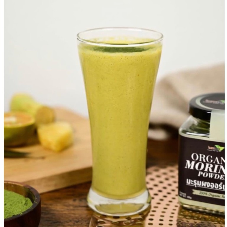 Bột chùm ngây hữu cơ 150g Lumlum Organic Moringa Powder