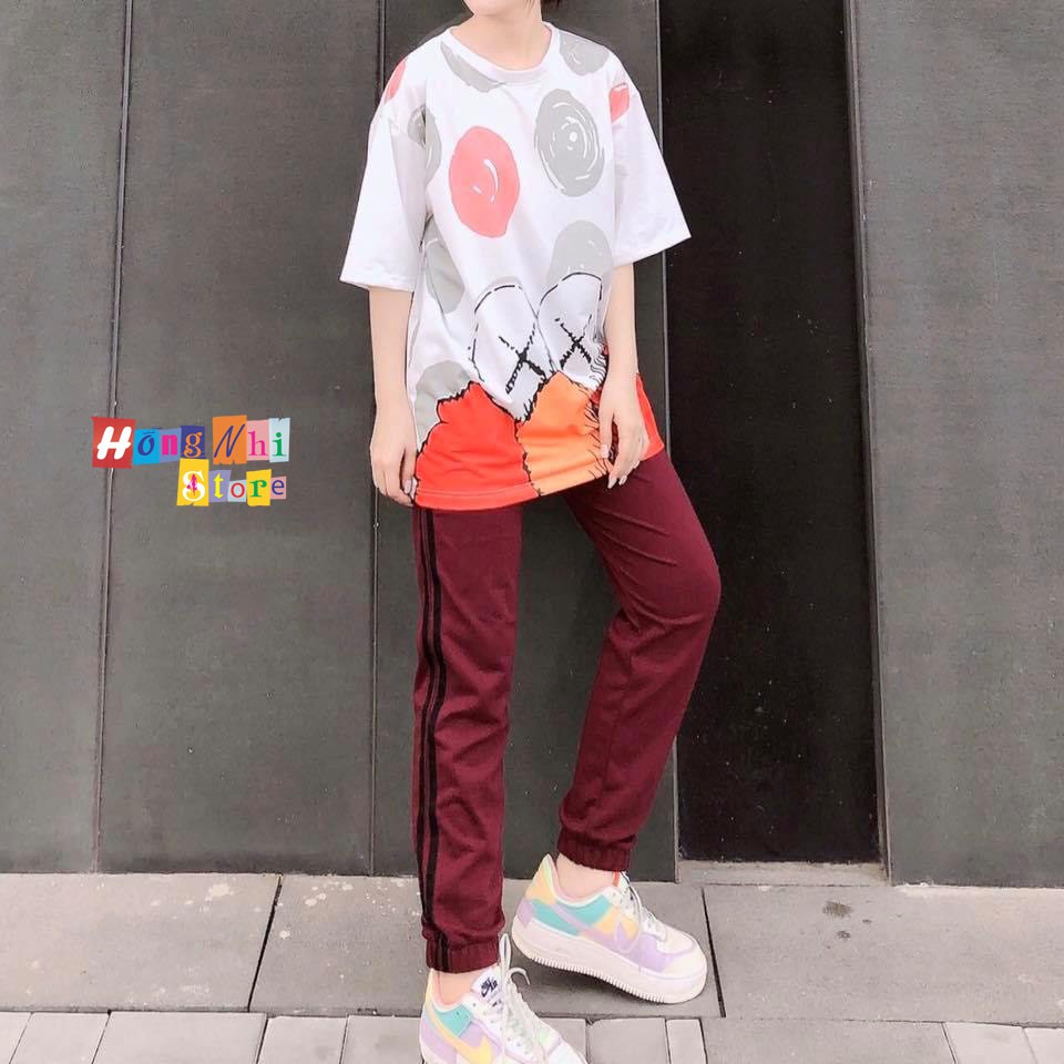 Quần Jogger Line Ulzzang Unisex Jogger 2 Sọc Dáng Rộng - MM