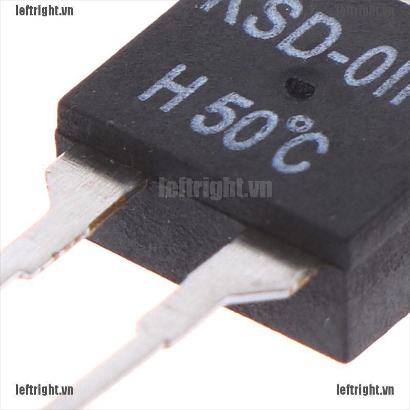 Set 2 Công Tắc Cảm Biến Nhiệt Độ KSD-01F 50 Degc