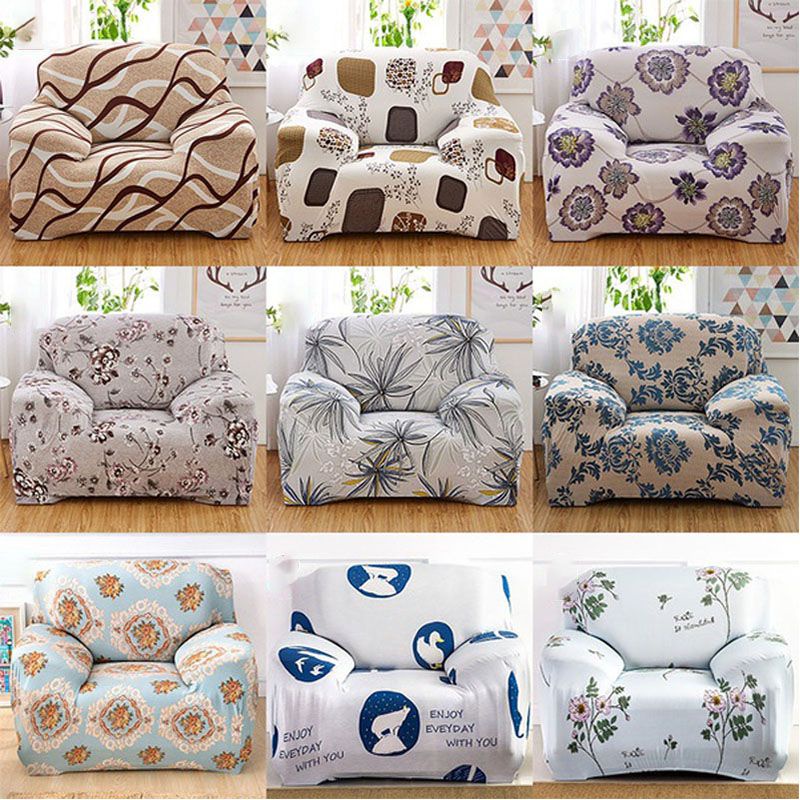 2 / 1 Vỏ Bọc Ghế Sofa 3 / 4 Chỗ Ngồi Mềm Mại Phong Cách Retro
