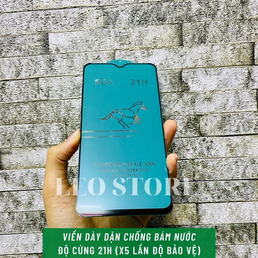 Kính cường lực Oppo A5 2020/A5s Full màn cao cấp 🎁Quà Tặng 🎁 Lướt siêu mượt Độ trong suốt cao Rõ nét - Độ cứng 21H