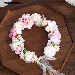 RU Flower Headbands Floral Garland Wreath Tiaras Wedding Crown Hair Accessories n