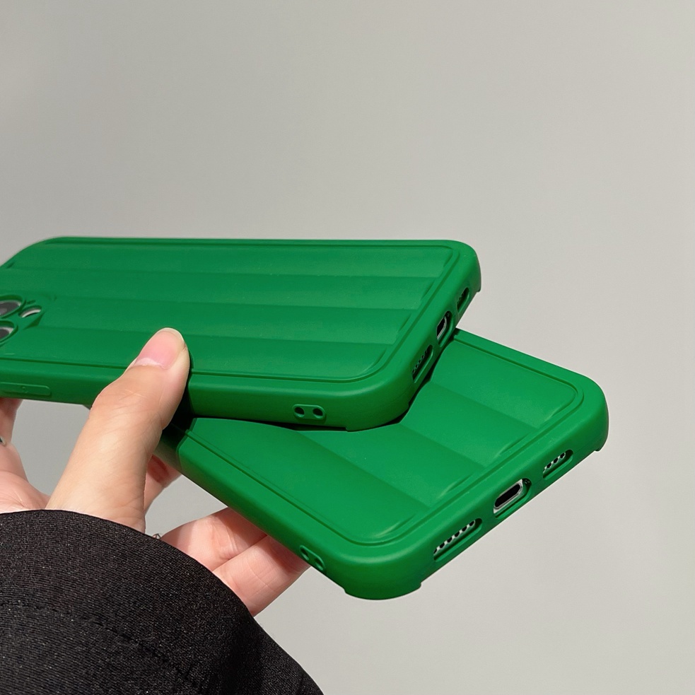 Ốp Điện Thoại TPU Mềm Họa Tiết Sọc Xanh Lá Thời Trang Mới Cho iphone 14 14 pro max 13 pro max 12 pro max 11 pro max 13 12