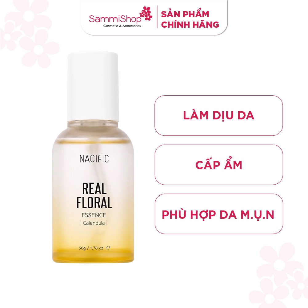 Tinh chất làm dịu da Nacific Real Floral Essence Calendula 50ml